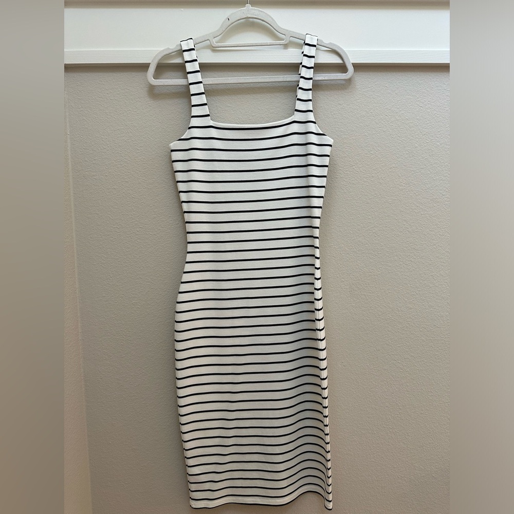 Stripes of Spring Midi Dress